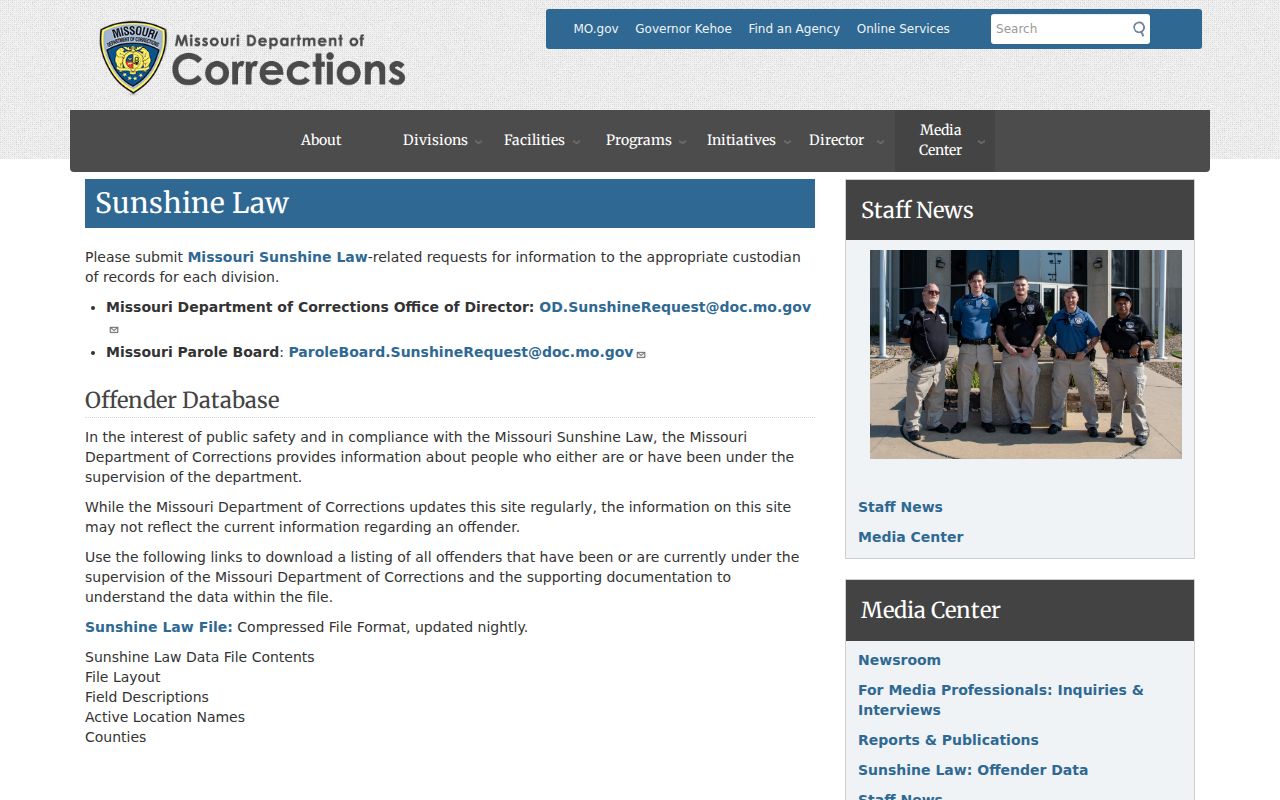 Shelbina Shelby County criminal history DOC public records channel